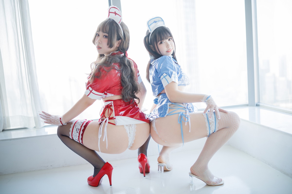 Xgyw.Net_网络美女胡桃猫＆十万珍吱伏特诊疗预约主题私房性感姐妹花情趣内衣惹火诱惑写真167P