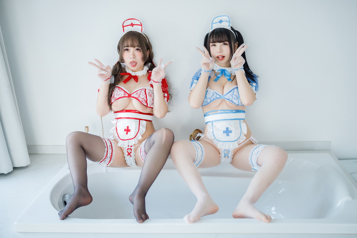 Xgyw.Net_网络美女胡桃猫＆十万珍吱伏特诊疗预约主题私房性感姐妹花情趣内衣惹火诱惑写真167P