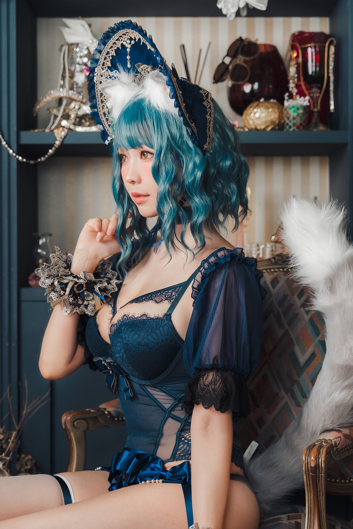 Xgyw.Net_Coser妹子Ely_eee折耳猫少女人形主题性感情趣服饰露蕾丝内衣迷人诱惑写真60P