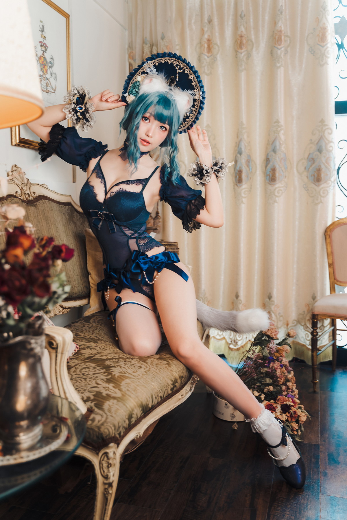 Xgyw.Net_Coser妹子Ely_eee折耳猫少女人形主题性感情趣服饰露蕾丝内衣迷人诱惑写真60P