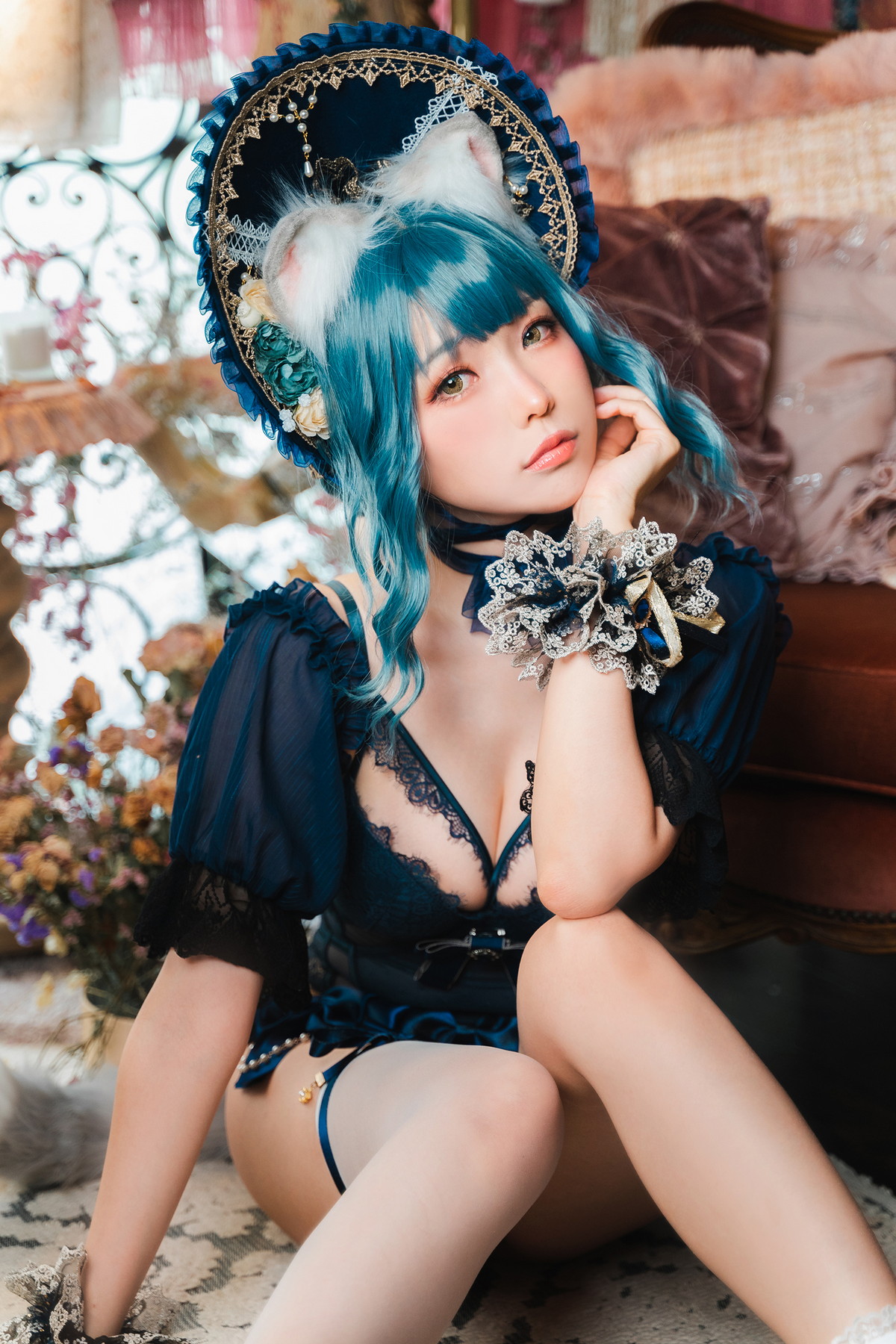 Xgyw.Net_Coser妹子Ely_eee折耳猫少女人形主题性感情趣服饰露蕾丝内衣迷人诱惑写真60P