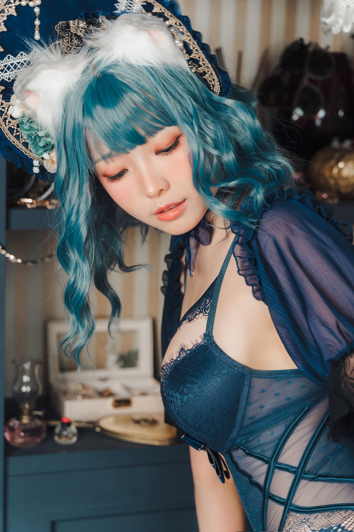 Xgyw.Net_Coser妹子Ely_eee折耳猫少女人形主题性感情趣服饰露蕾丝内衣迷人诱惑写真60P
