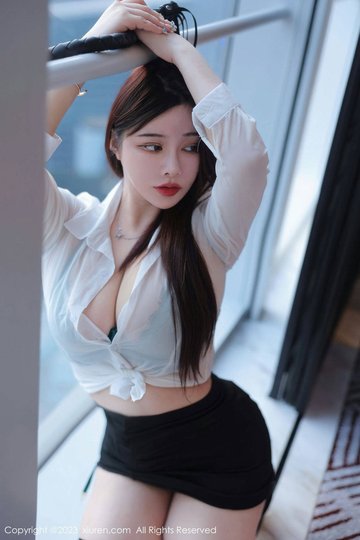 Xgyw.Net_XiuRen第6118期_模特软软爱吃肉私房浴室性感绿色蕾丝内衣秀丰满身材诱惑写真84P