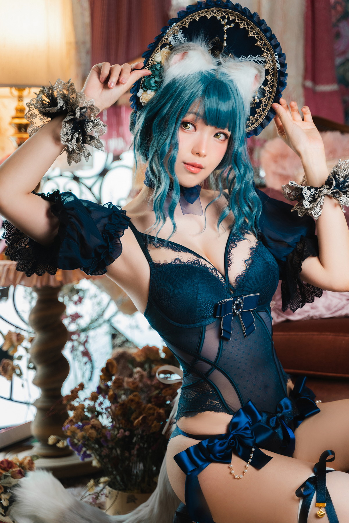 Xgyw.Net_Coser妹子Ely_eee折耳猫少女人形主题性感情趣服饰露蕾丝内衣迷人诱惑写真60P