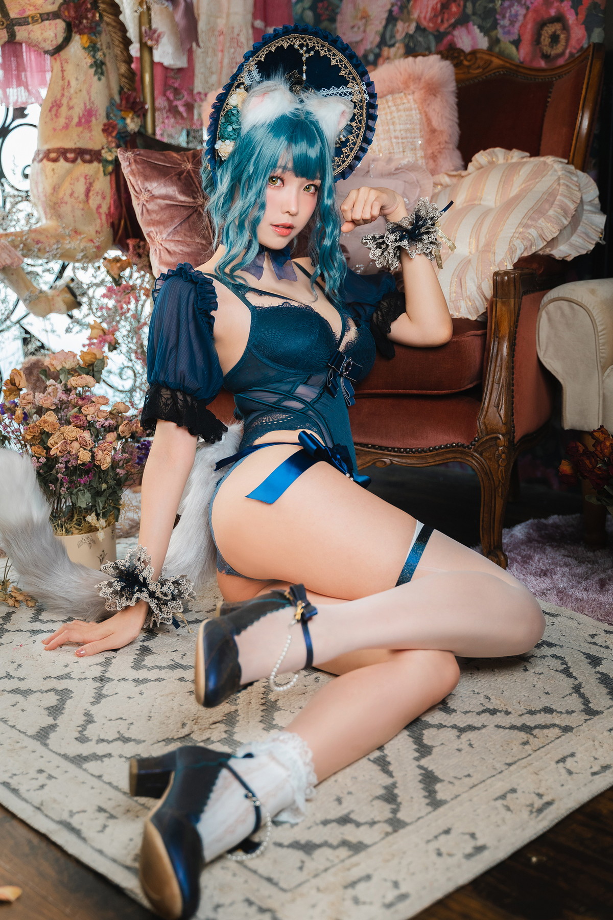 Xgyw.Net_Coser妹子Ely_eee折耳猫少女人形主题性感情趣服饰露蕾丝内衣迷人诱惑写真60P