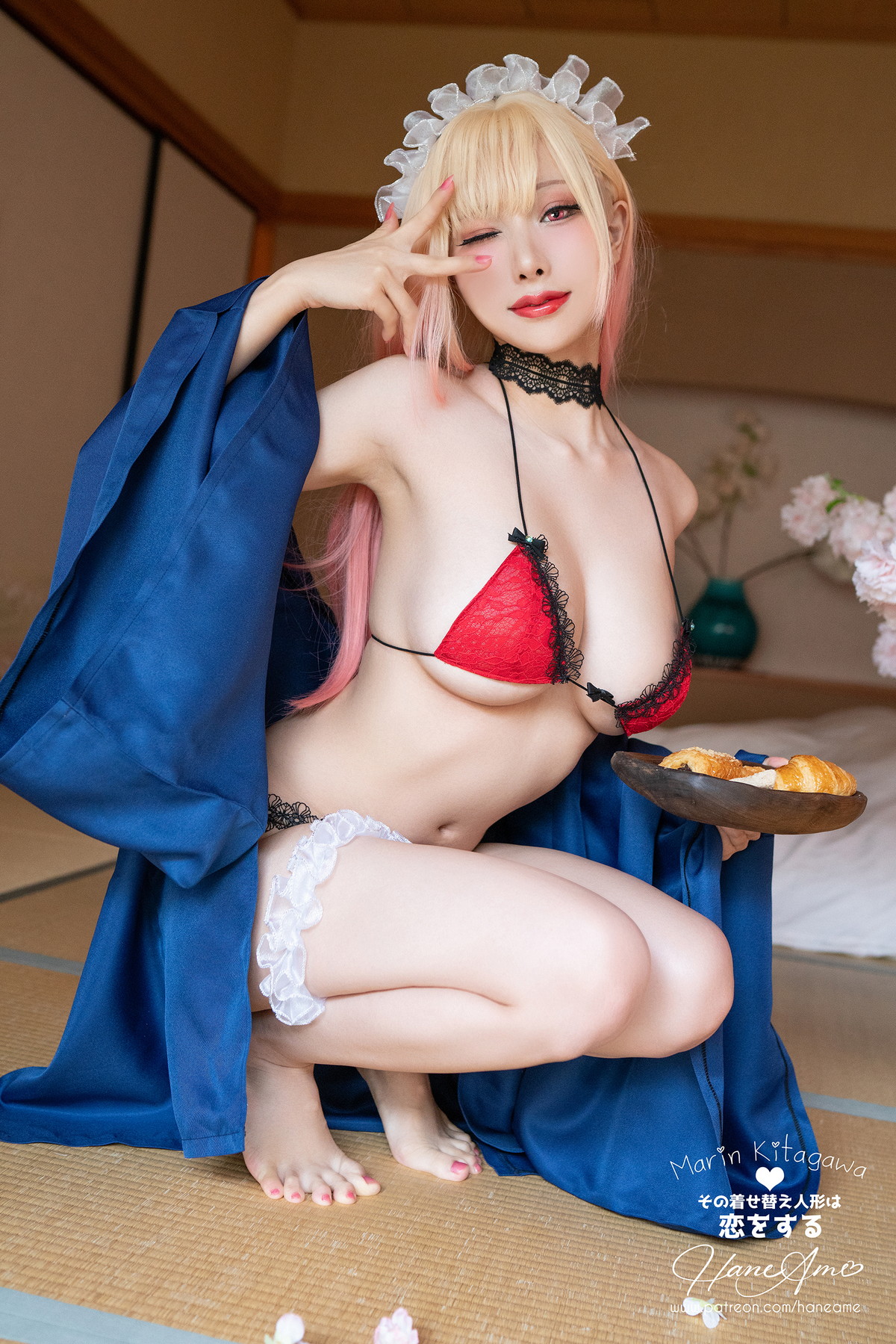 Xgyw.Net_Coser美女雨波_HaneAme-LINGERIE主题性感蕾丝边情趣内衣秀丰满身材诱惑写真27P