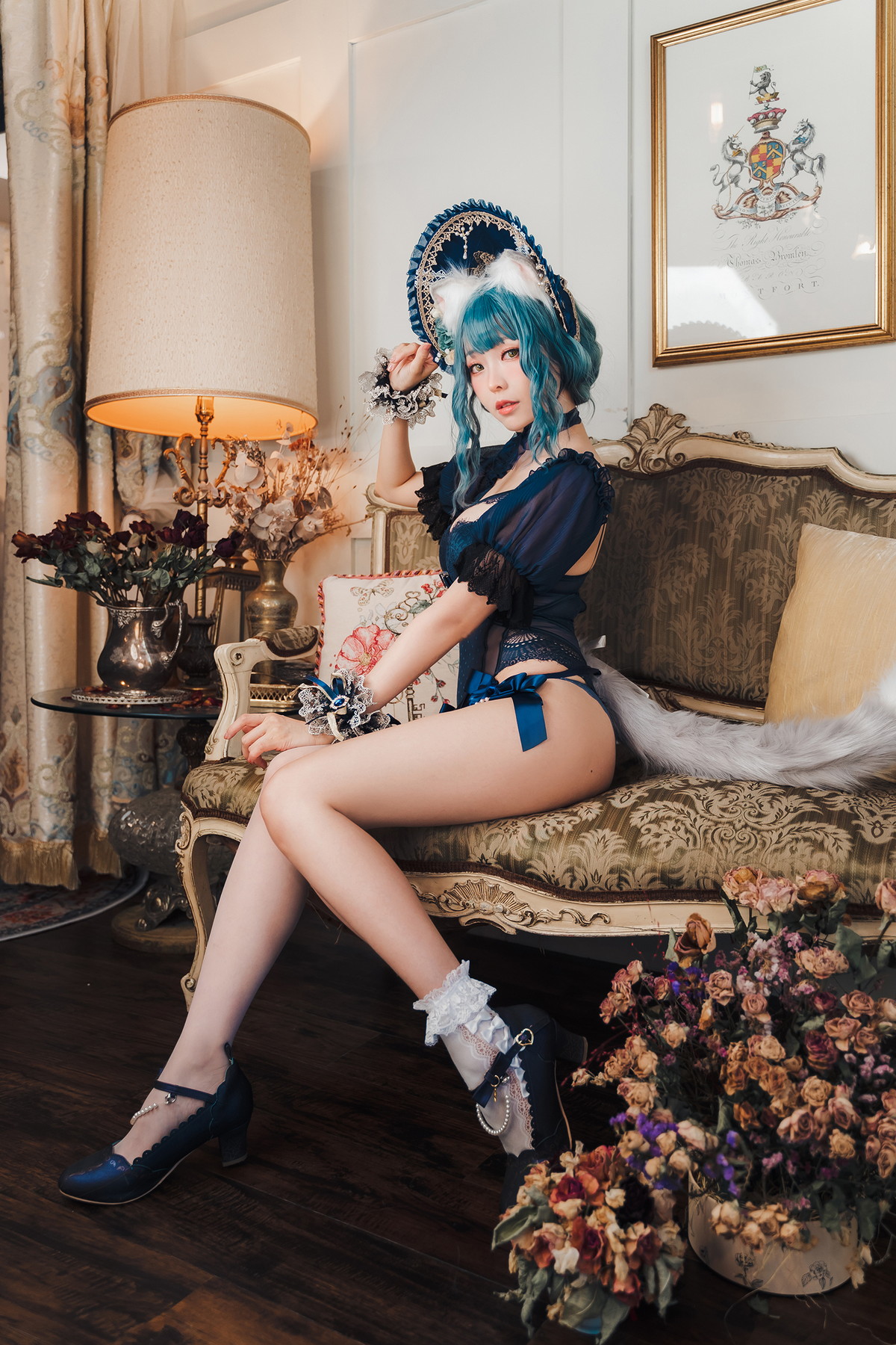 Xgyw.Net_Coser妹子Ely_eee折耳猫少女人形主题性感情趣服饰露蕾丝内衣迷人诱惑写真60P