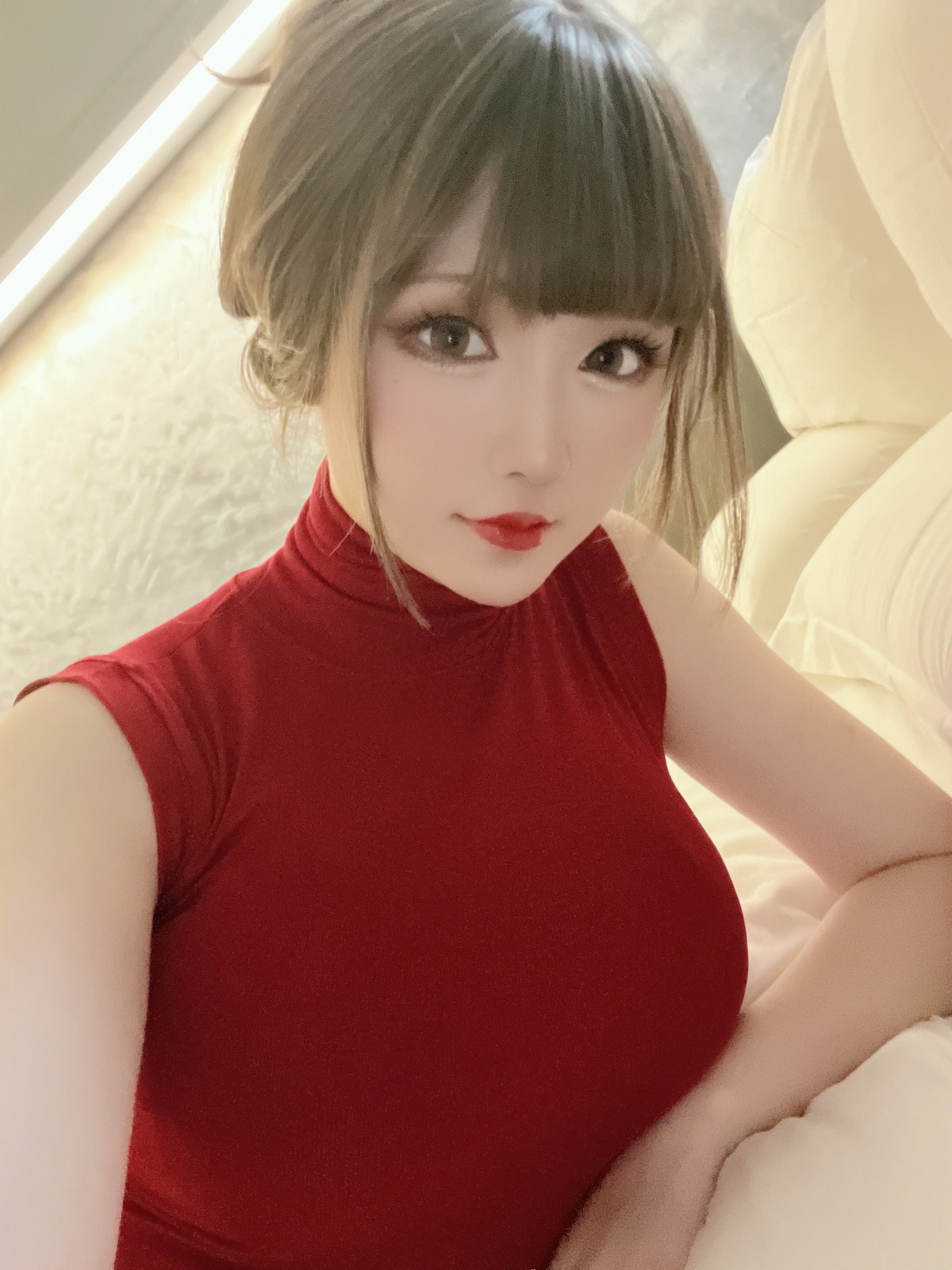 Xgyw.Net_Coser小姐姐星之迟迟约会OL主题私房红色情趣捆绑露豪乳血滴子遮点诱惑写真136P