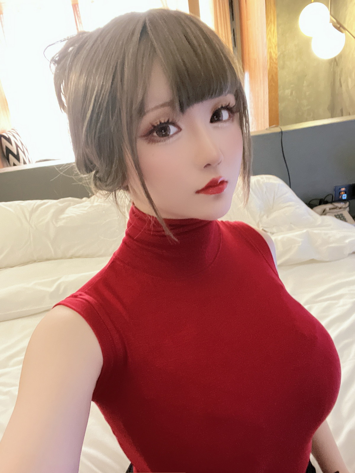 Xgyw.Net_Coser小姐姐星之迟迟约会OL主题私房红色情趣捆绑露豪乳血滴子遮点诱惑写真136P