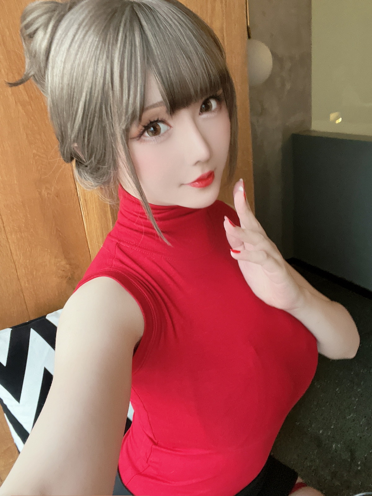 Xgyw.Net_Coser小姐姐星之迟迟约会OL主题私房红色情趣捆绑露豪乳血滴子遮点诱惑写真136P