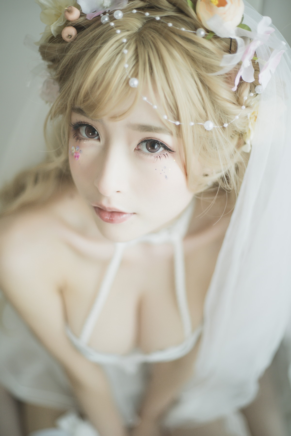 Xgyw.Net_性感尤物清水由乃七三花嫁主题私房性感白色情趣婚纱露豪乳遮点极致诱惑写真53P