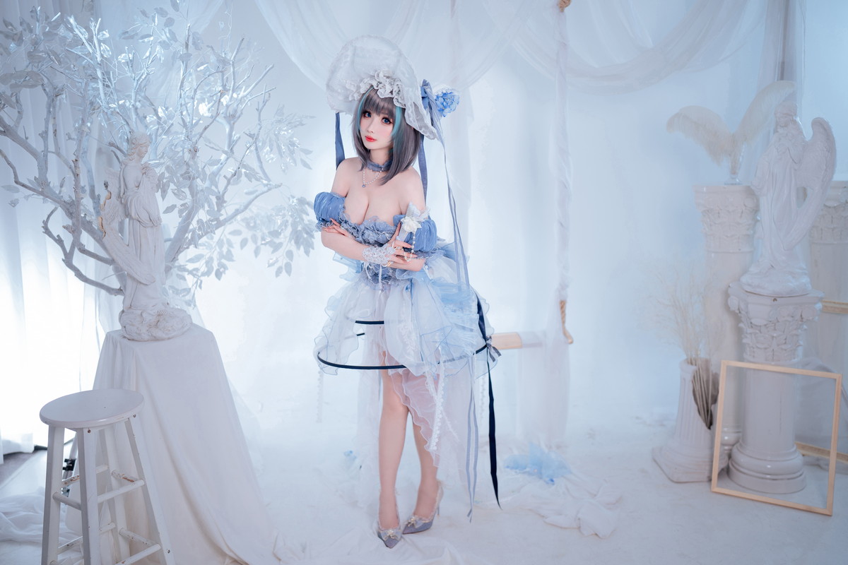 Xgyw.Net_网络美女rioko凉凉子柴郡冰雪公主主题性感薄纱裙露白色内衣秀完美身材诱惑写真40P