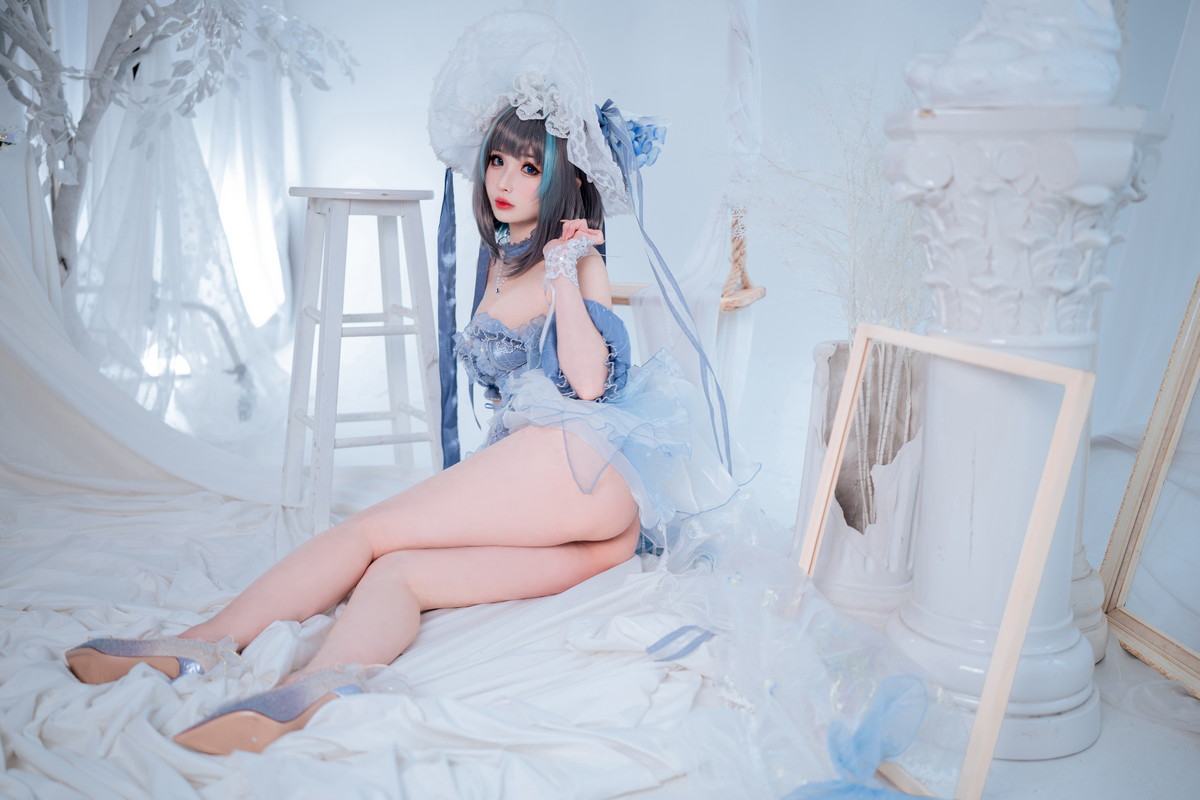 Xgyw.Net_网络美女rioko凉凉子柴郡冰雪公主主题性感薄纱裙露白色内衣秀完美身材诱惑写真40P
