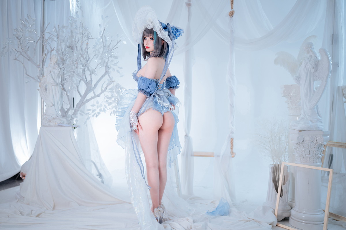 Xgyw.Net_网络美女rioko凉凉子柴郡冰雪公主主题性感薄纱裙露白色内衣秀完美身材诱惑写真40P