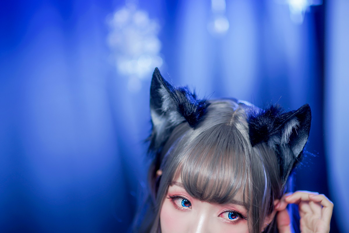Xgyw.Net_Coser妹子Ely_eee狼暗夜约尔主题黑色披风下性感黑色内衣秀完美身材诱惑写真48P