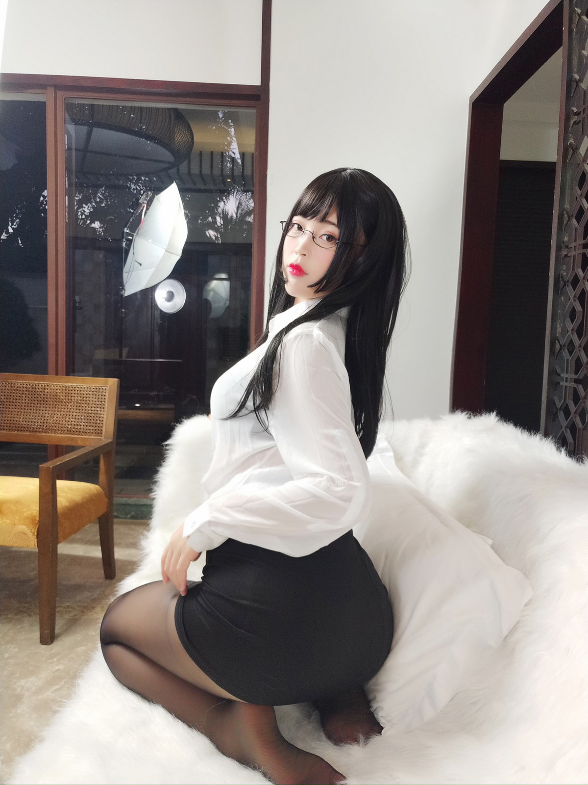 Xgyw.Net_萌系小姐姐白烨家庭教师主题性感白T配黑短裙露超薄黑丝秀翘臀美腿诱惑写真67P