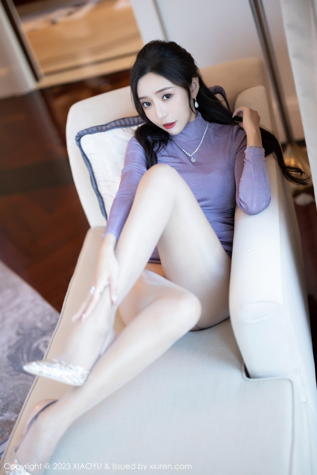 Xgyw.Net_[XiaoYu画语界]Vol.947_女神王馨瑶yanni淡紫色收身连衣长裙露浅暖色内衣迷人诱惑写真81P