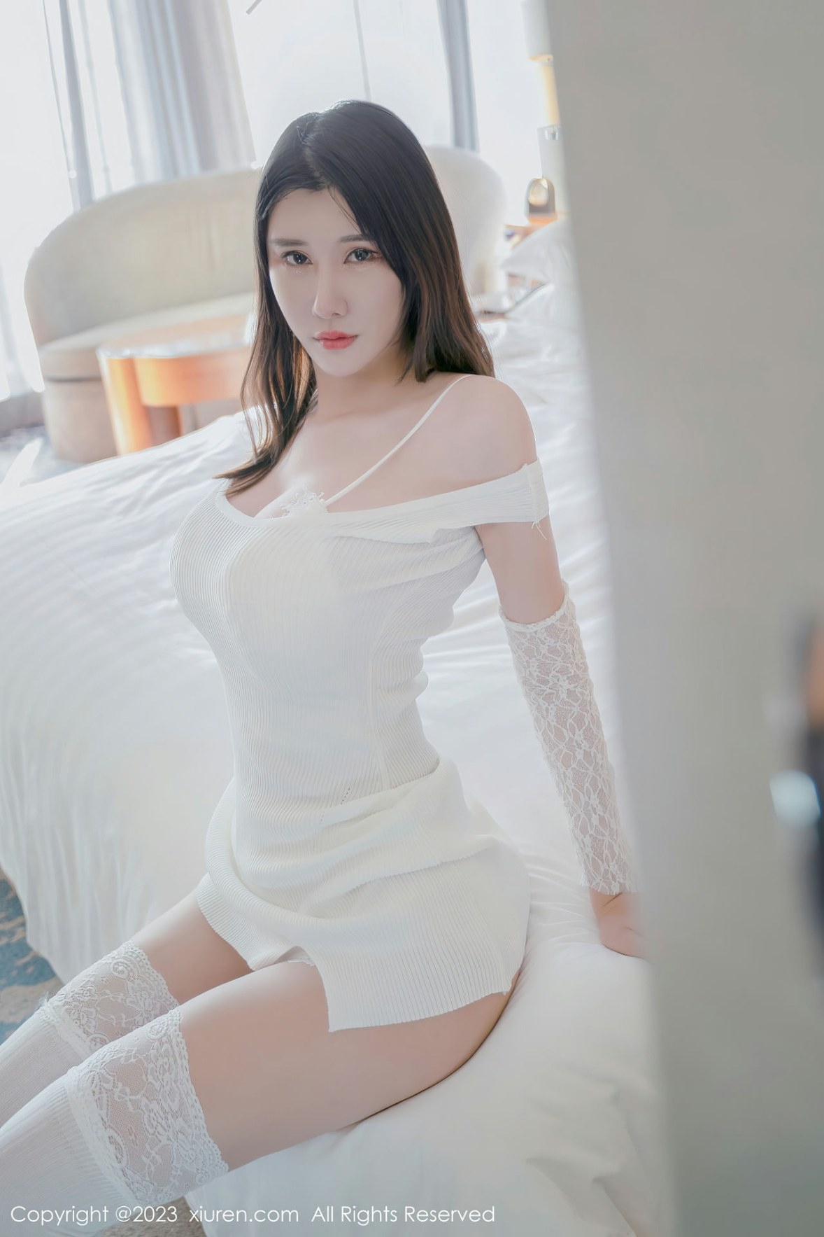 Xgyw.Net_XiuRen第6128期_模特夏沫沫tifa阳朔旅拍居家系列性感白色服秀丰乳肥臀诱惑写真63P
