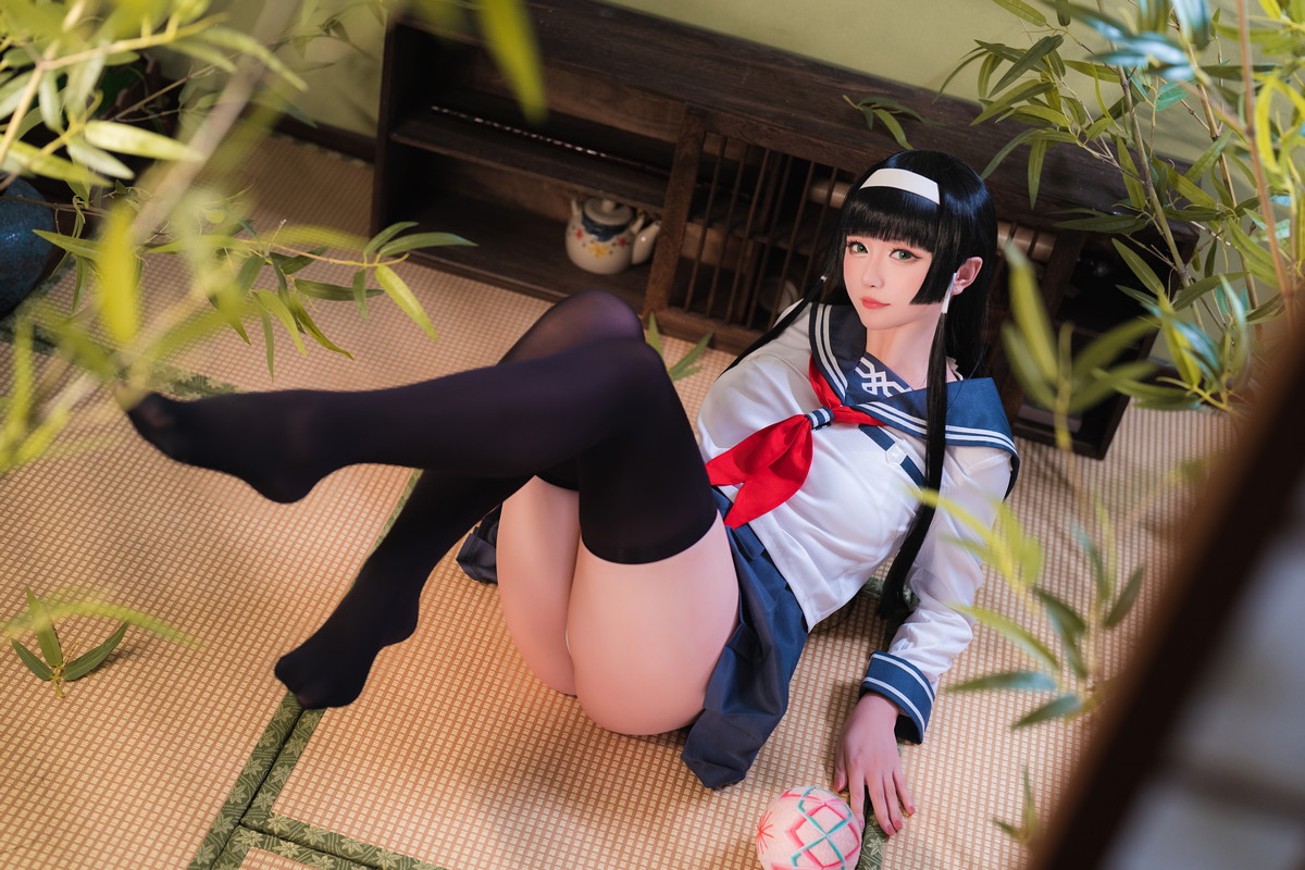 Xgyw.Net_Coser小姐姐星之迟迟莲花JK主题私房半脱JK制服露白色三点式内衣秀豪乳诱惑写真36P