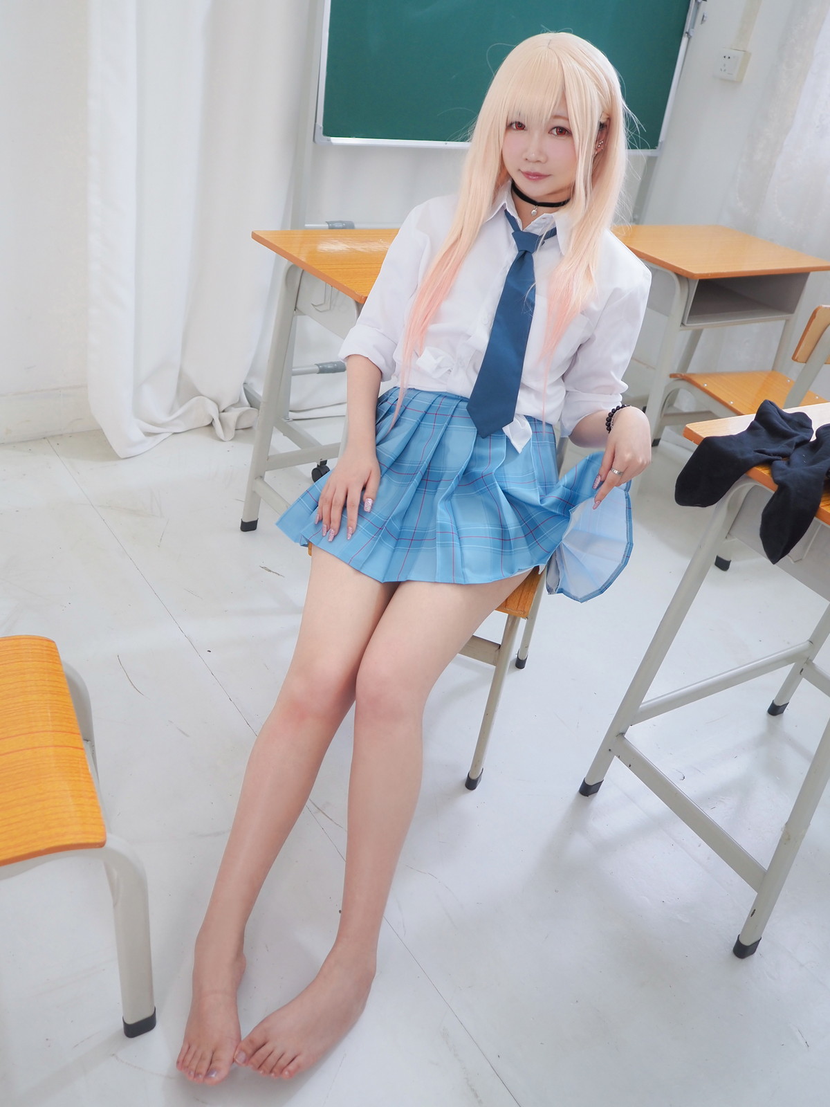 Xgyw.Net_网络美女铭铭Kizami-JK学妹主题教室里脱性感短裙露丁字裤秀翘臀撩人诱惑写真124P