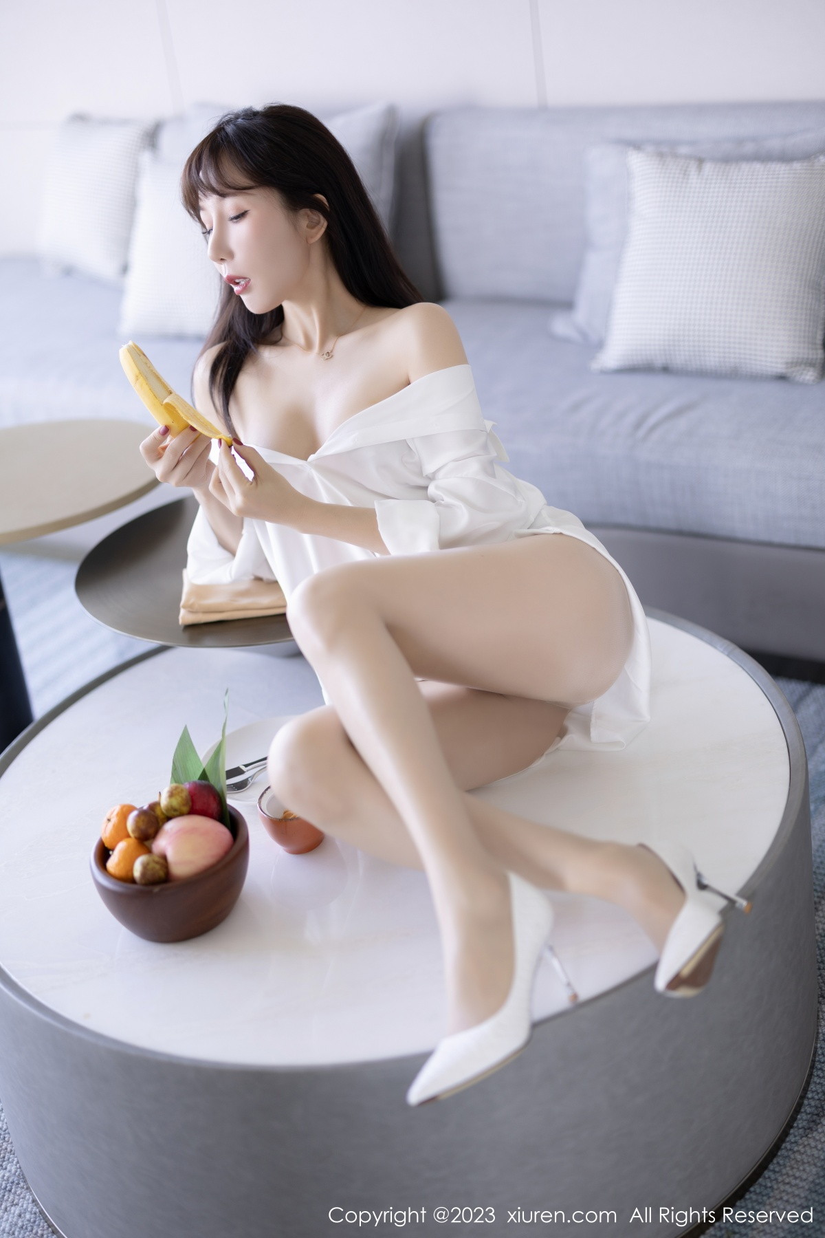 Xgyw.Net_XiuRen第6153期_模特波巧酱海南岛旅拍性感白T配原色丝袜秀曼妙身姿诱惑写真82P