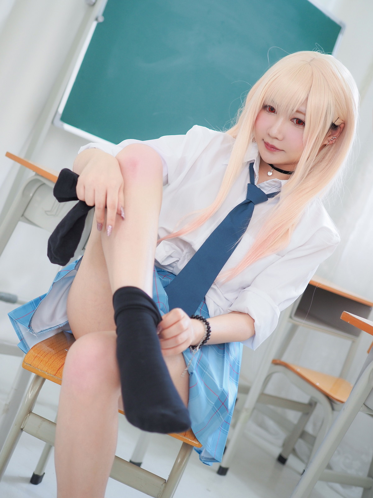 Xgyw.Net_网络美女铭铭Kizami-JK学妹主题教室里脱性感短裙露丁字裤秀翘臀撩人诱惑写真124P