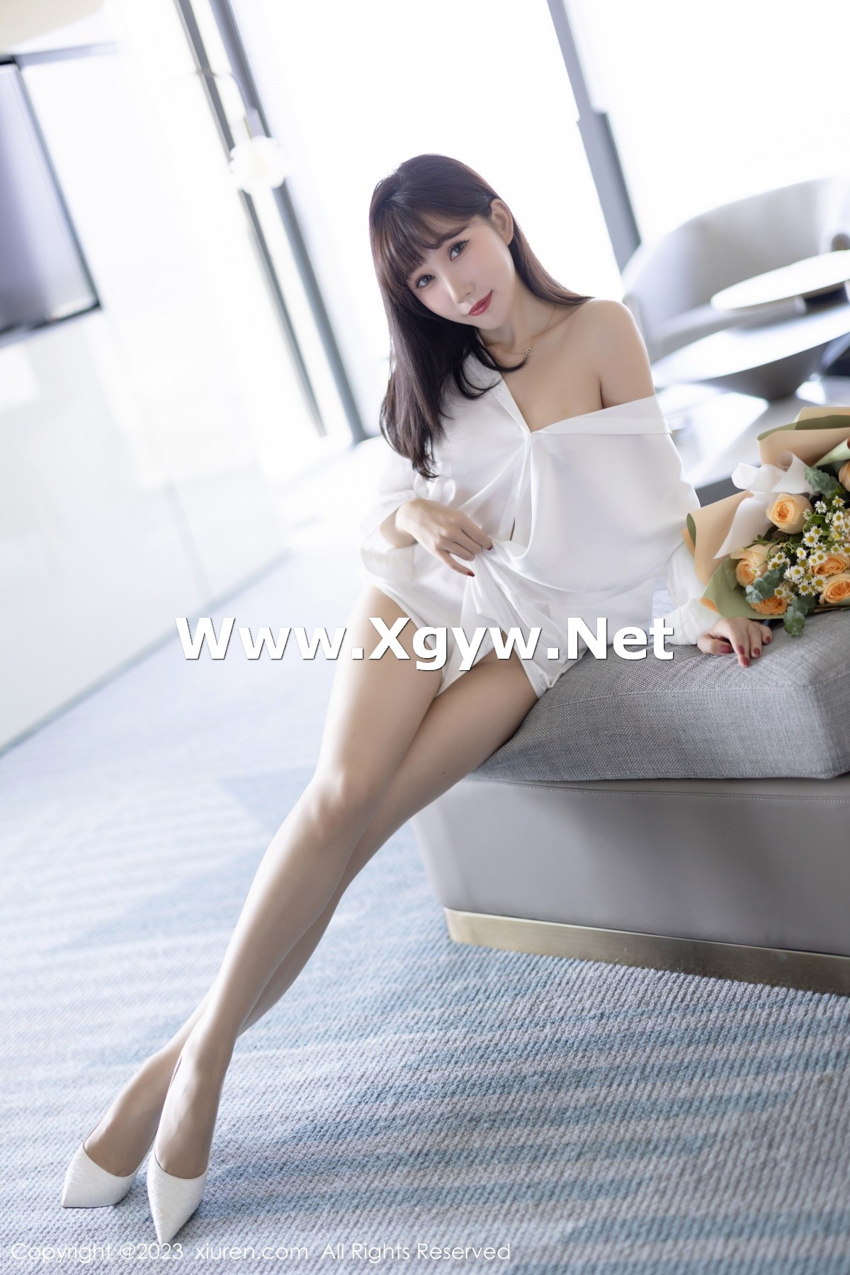 Xgyw.Net_XiuRen第6153期_模特波巧酱海南岛旅拍性感白T配原色丝袜秀曼妙身姿诱惑写真82P