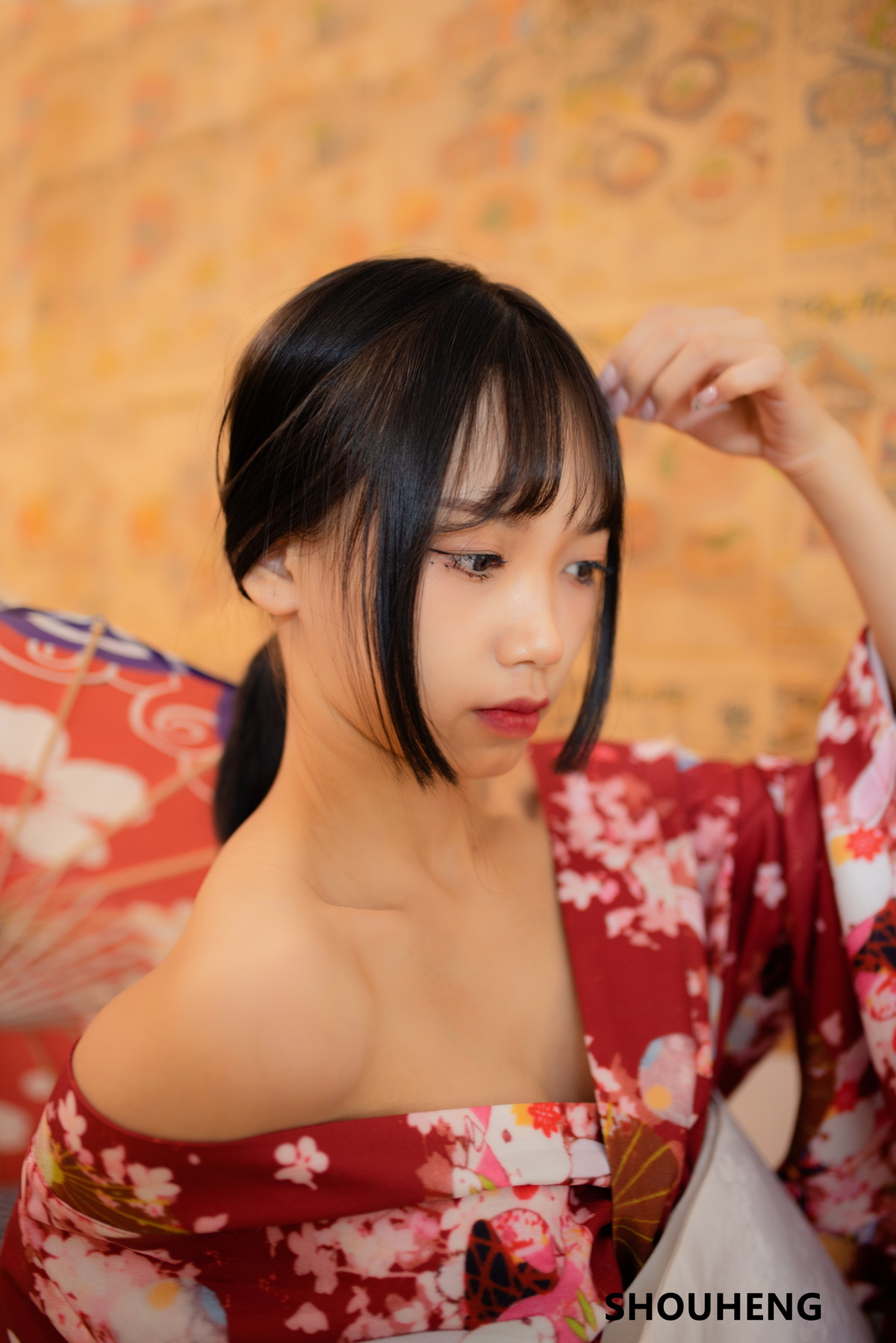 Xgyw.Net_网络美女萌量守恒日式和风主题私房日系风性感和服半脱露白嫩肌肤迷人写真32P