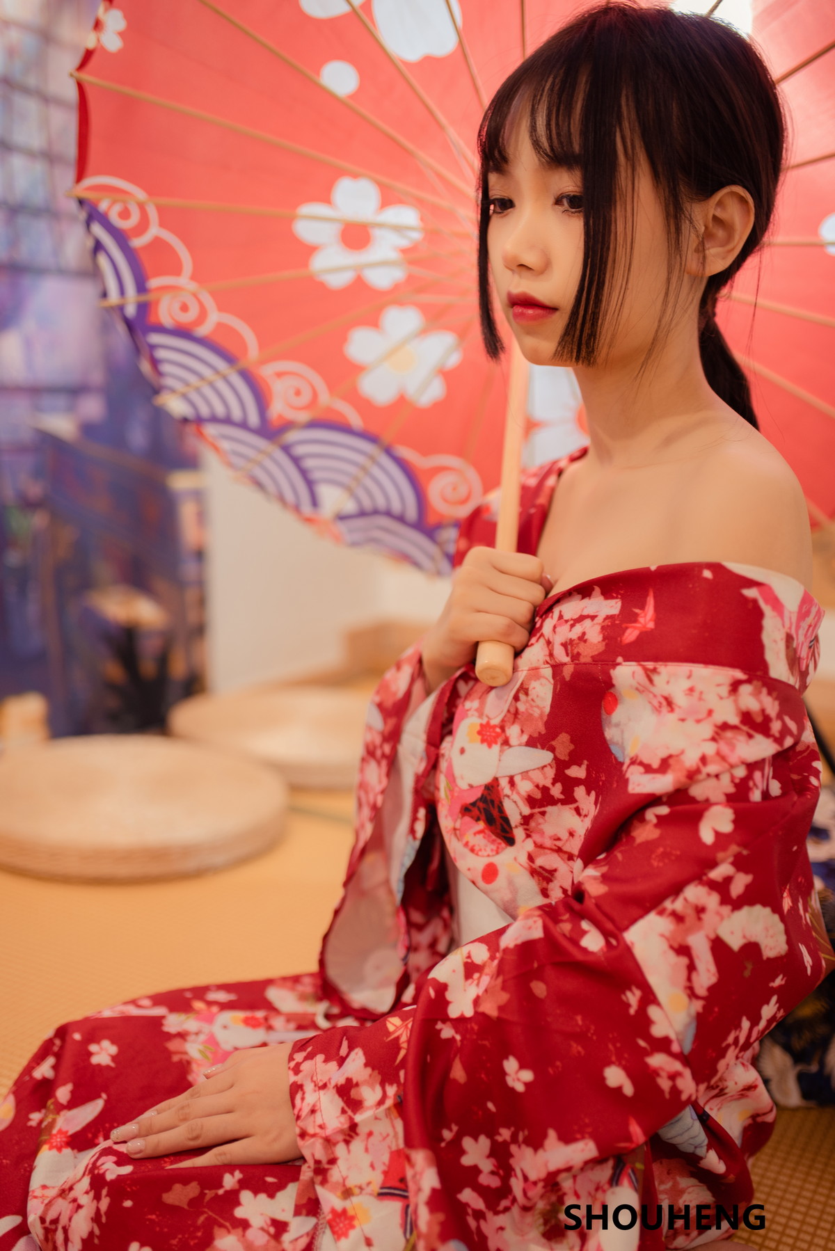 Xgyw.Net_网络美女萌量守恒日式和风主题私房日系风性感和服半脱露白嫩肌肤迷人写真32P
