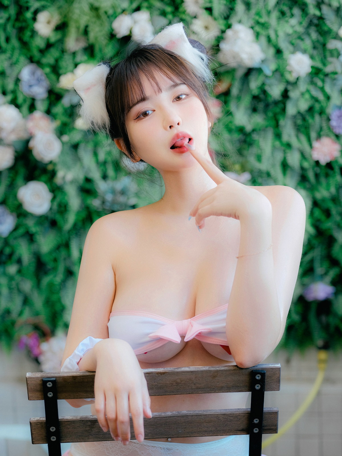 Xgyw.Net_动漫博主Tina很妖孽呀粉色猫女友主题粉色情趣服饰露豪乳胶带遮点极致诱惑写真62P