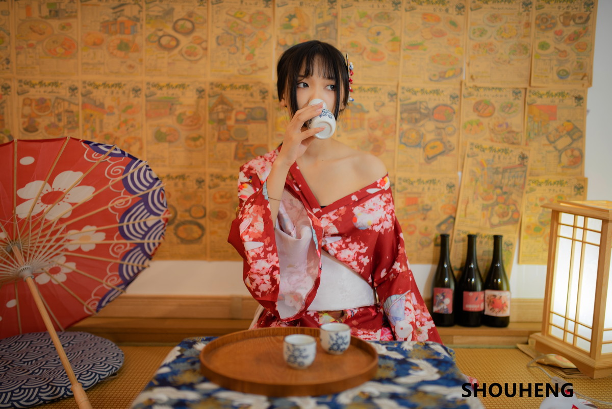 Xgyw.Net_网络美女萌量守恒日式和风主题私房日系风性感和服半脱露白嫩肌肤迷人写真32P