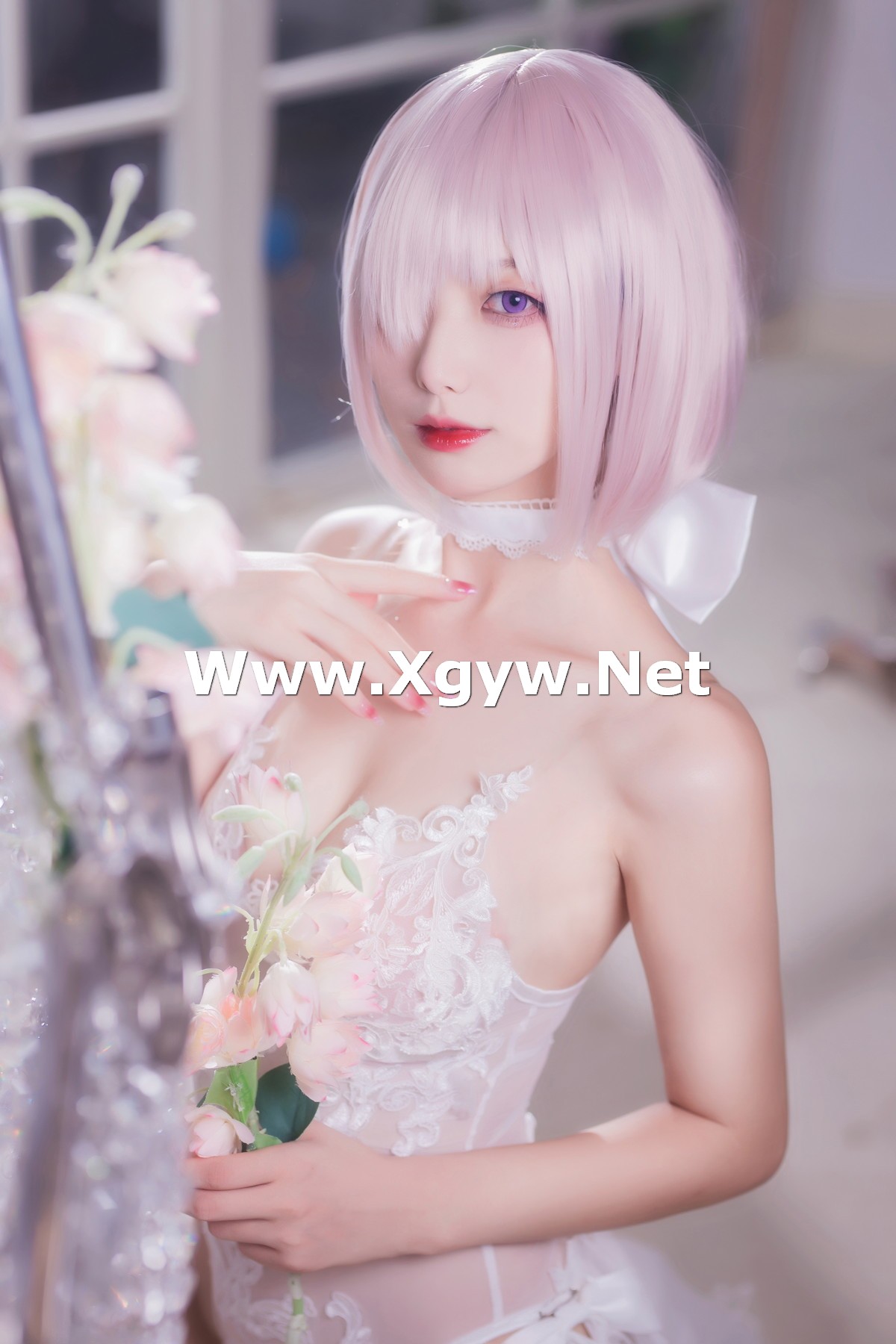 Xgyw.Net_动漫博主封疆疆v婚纱玛修主题私房性感白色薄透连体衣秀惹火身材完美诱惑写真36P