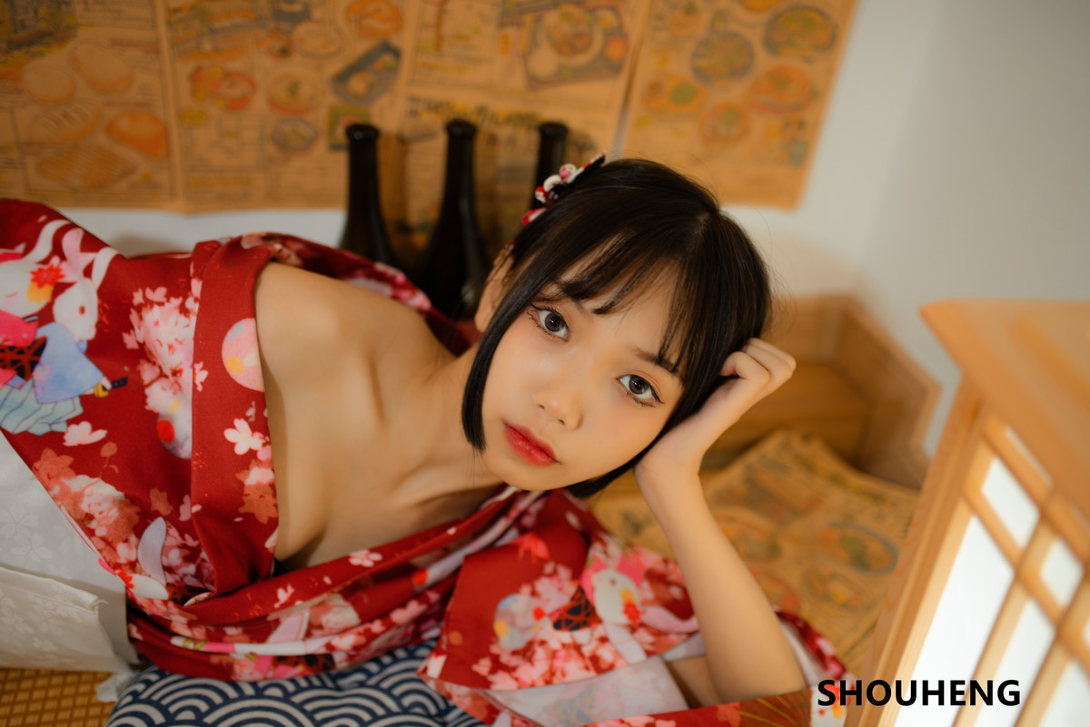 Xgyw.Net_网络美女萌量守恒日式和风主题私房日系风性感和服半脱露白嫩肌肤迷人写真32P