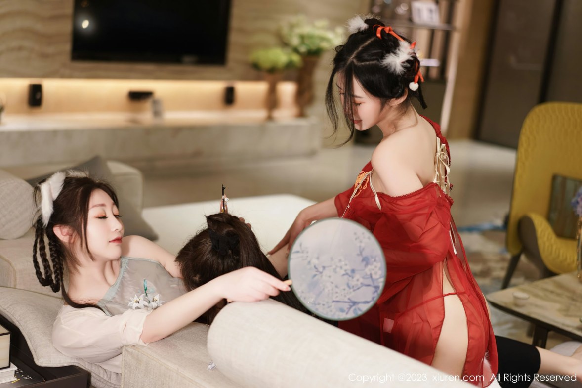 Xgyw.Net_XiuRen第6170期_模特合集女神妲己＆阿姣＆周妍希私房性感古装服饰完美诱惑写真86P