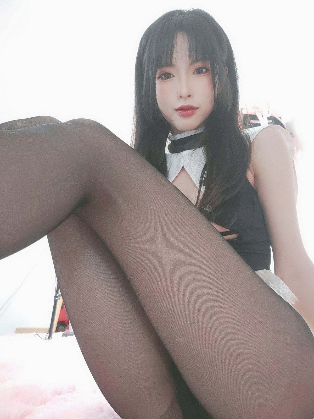 Xgyw.Net_性感尤物清水由乃黑丝修女主题私房性感黑色连体衣配超薄黑丝秀美腿诱惑写真29P