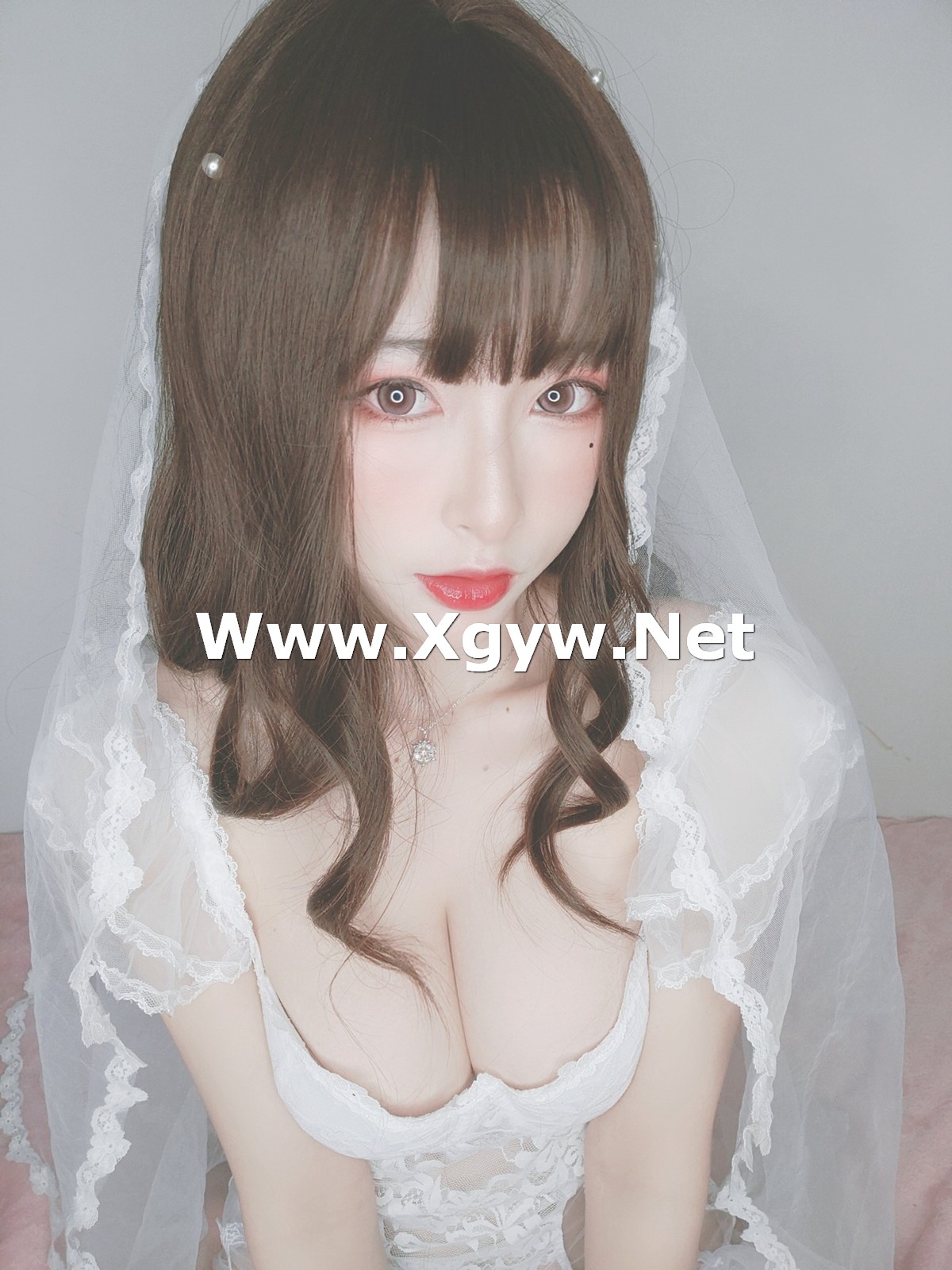 Xgyw.Net_性感尤物清水由乃花嫁自拍主题性感白色低胸婚纱秀完美身材露豪乳诱惑写真44P