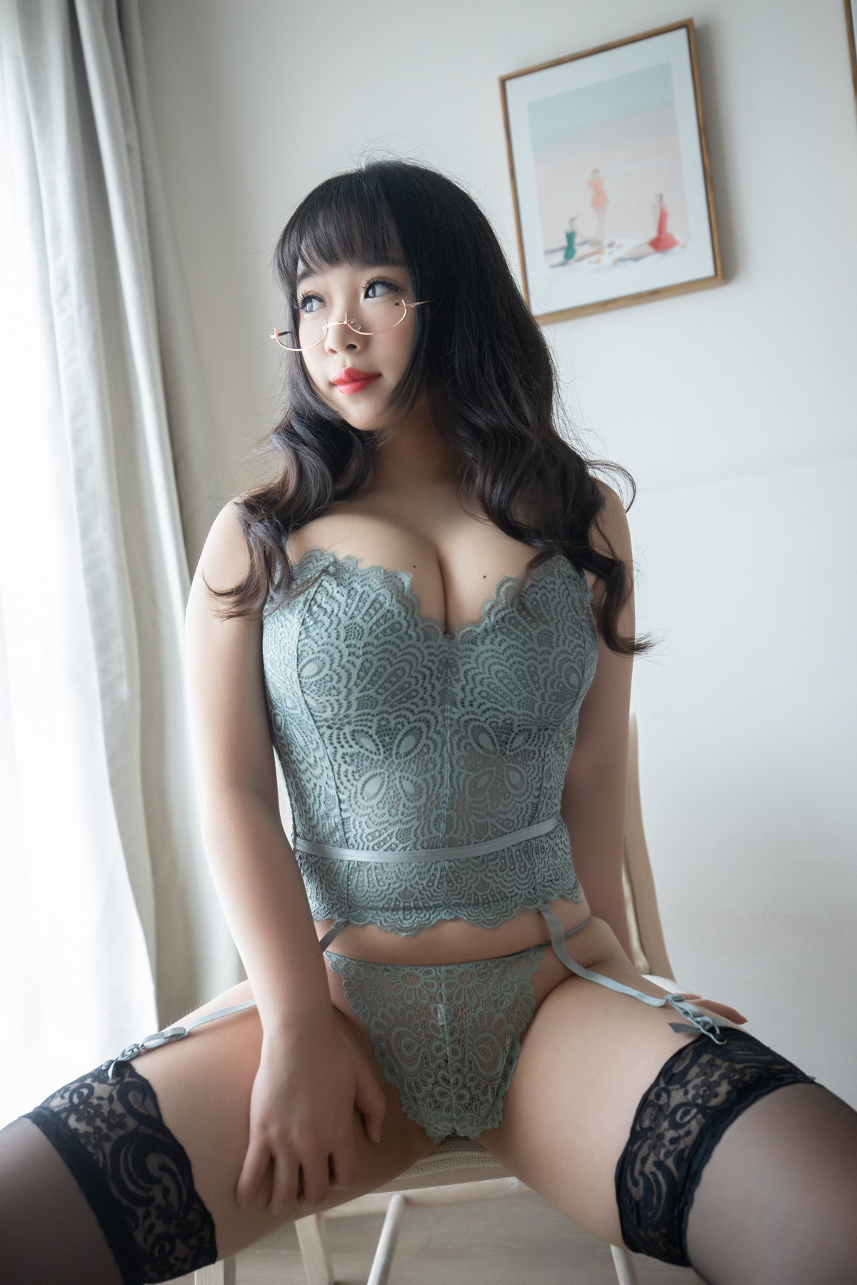 Xgyw.Net_网络美女胡桃猫Kurumineko醉酒当歌主题蕾丝内衣配黑丝吊袜秀丰满身材诱惑写真135P