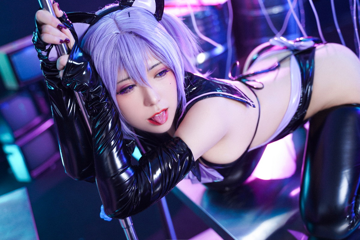 Xgyw.Net_微博美少女虎森森莉莉娅主题私房性感黑色皮质内衣服饰秀完美身材诱惑写真65P