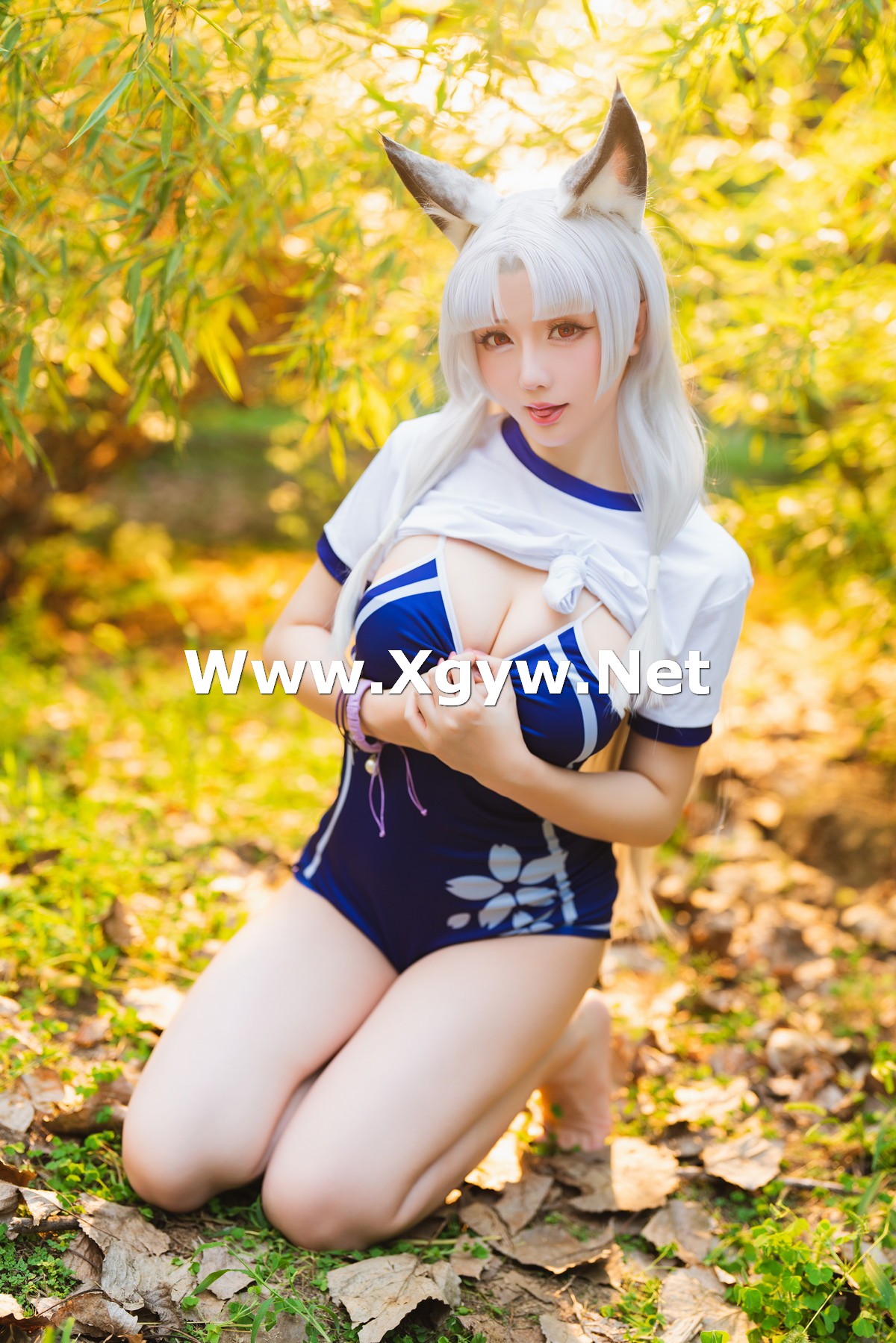 Xgyw.Net_Coser小姐姐星之迟迟胡桃死库水主题户外性感死库水紧身秀丰满身材诱惑写真30P