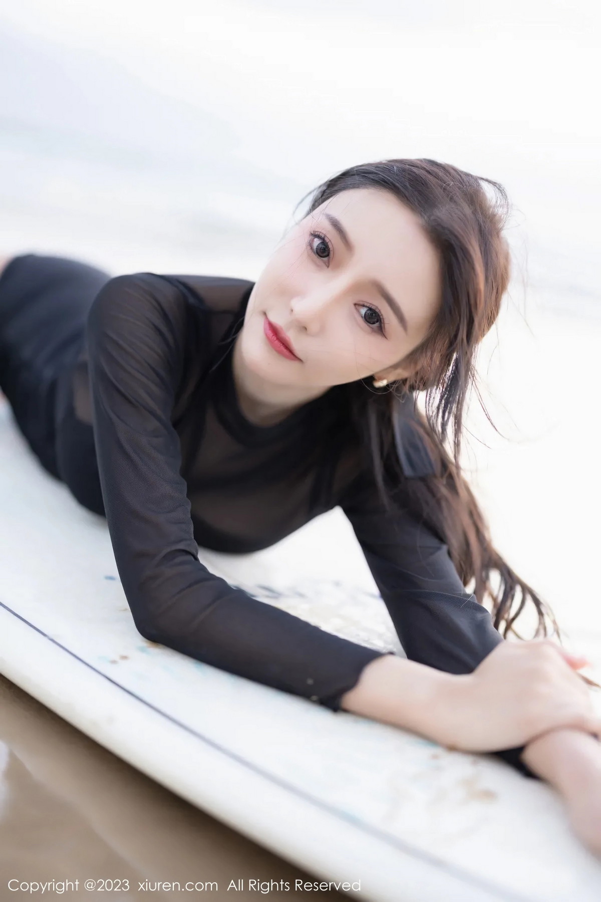 Xgyw.Net_XiuRen第6222期_女神王馨瑶yanni海南岛旅拍性感黑色泳装秀丰满身材迷人写真84P