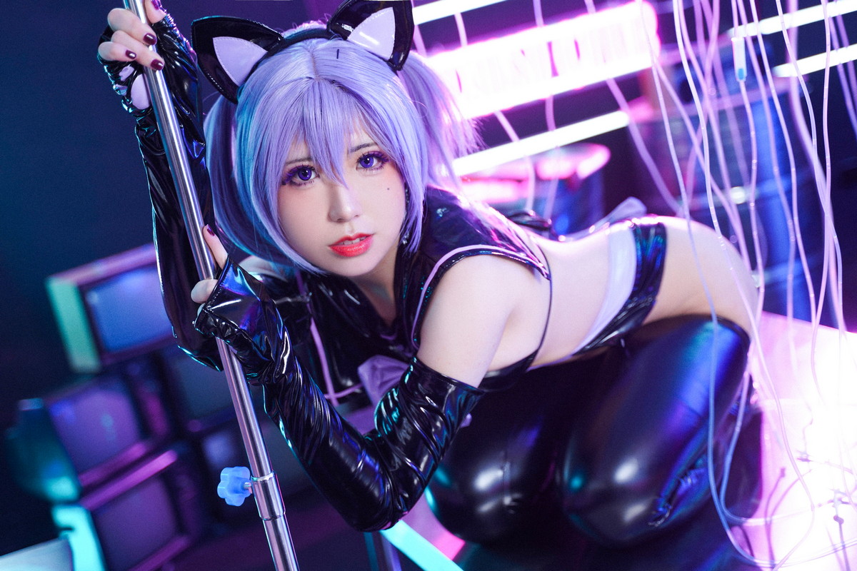 Xgyw.Net_微博美少女虎森森莉莉娅主题私房性感黑色皮质内衣服饰秀完美身材诱惑写真65P