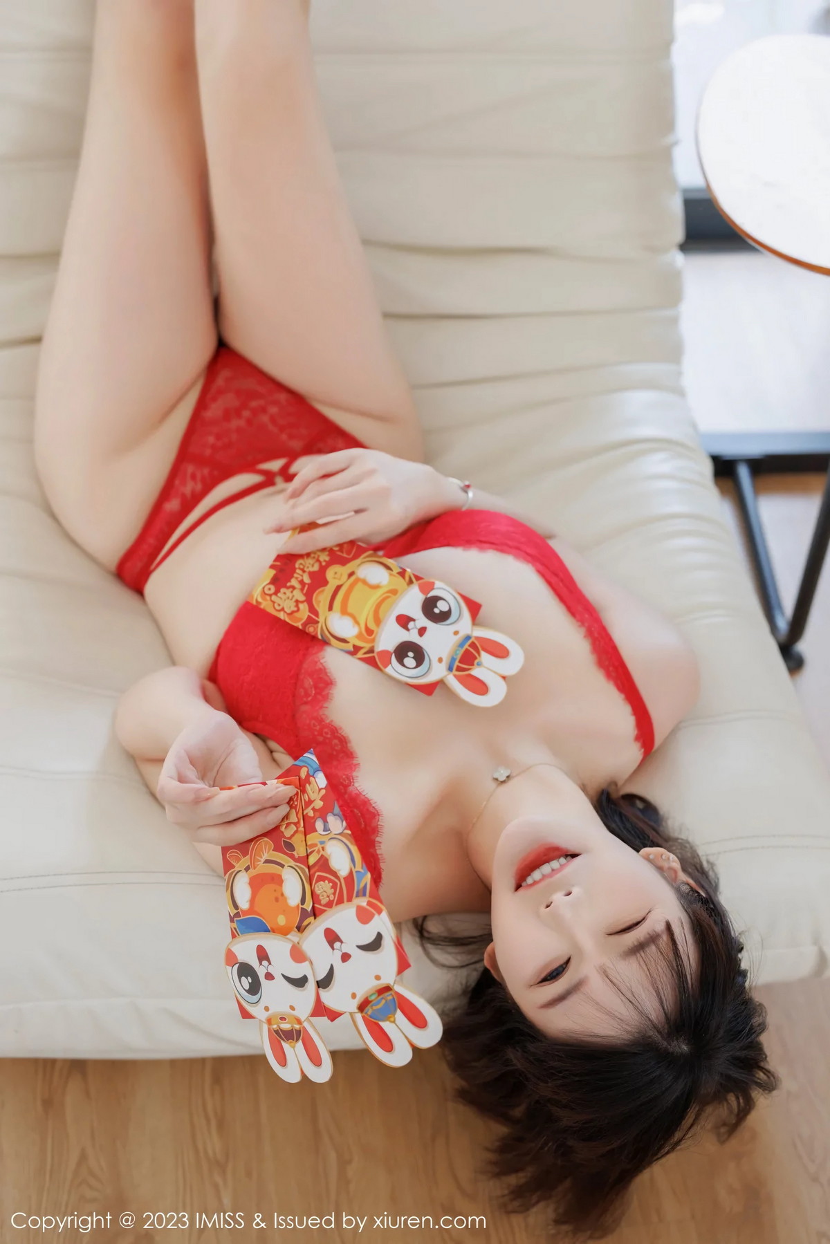 Xgyw.Net_[IMISS爱蜜社]Vol.716_模特Evon陈赞之性感红色旗袍露红色蕾丝内衣秀凹凸身材诱惑写真51P