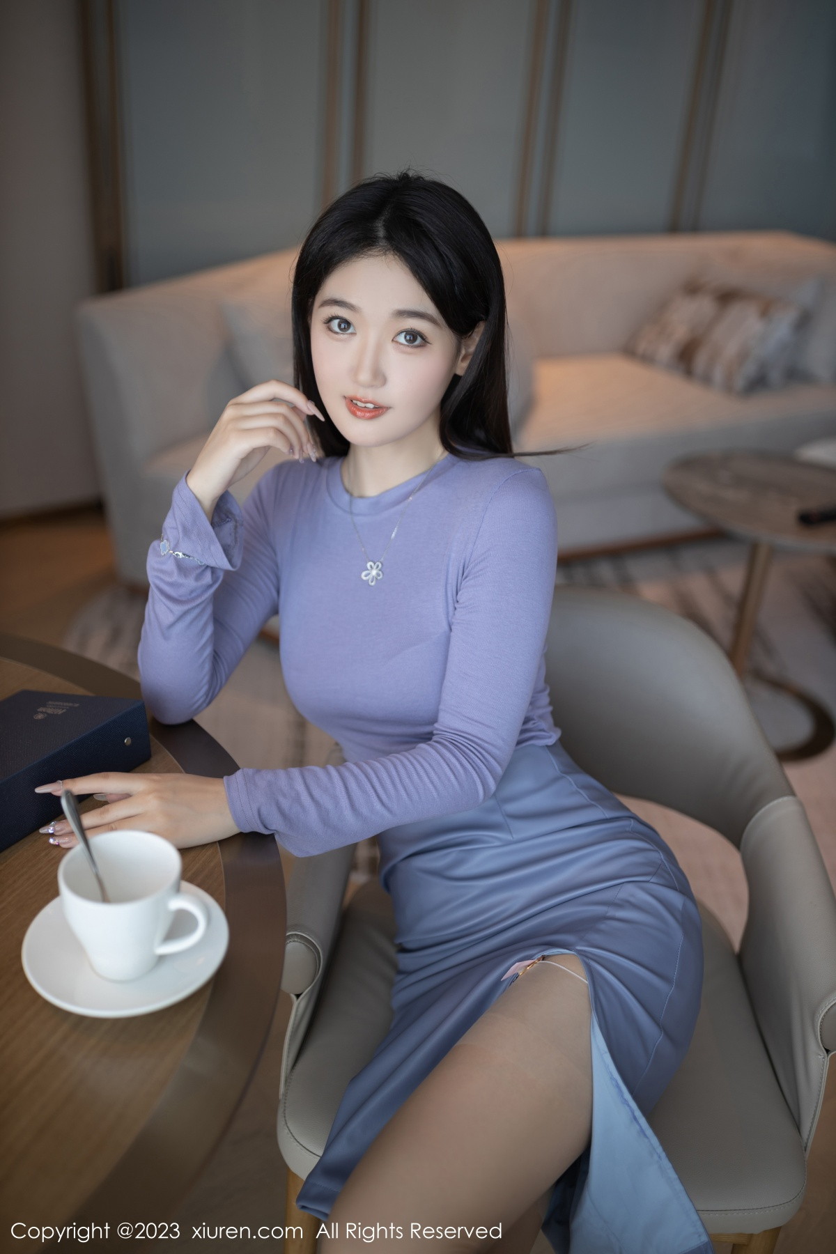 Xgyw.Net_XiuRen第6258期_模特唐安琪下午茶主题半脱露粉色蕾丝内衣秀曼妙身姿诱惑写真78P
