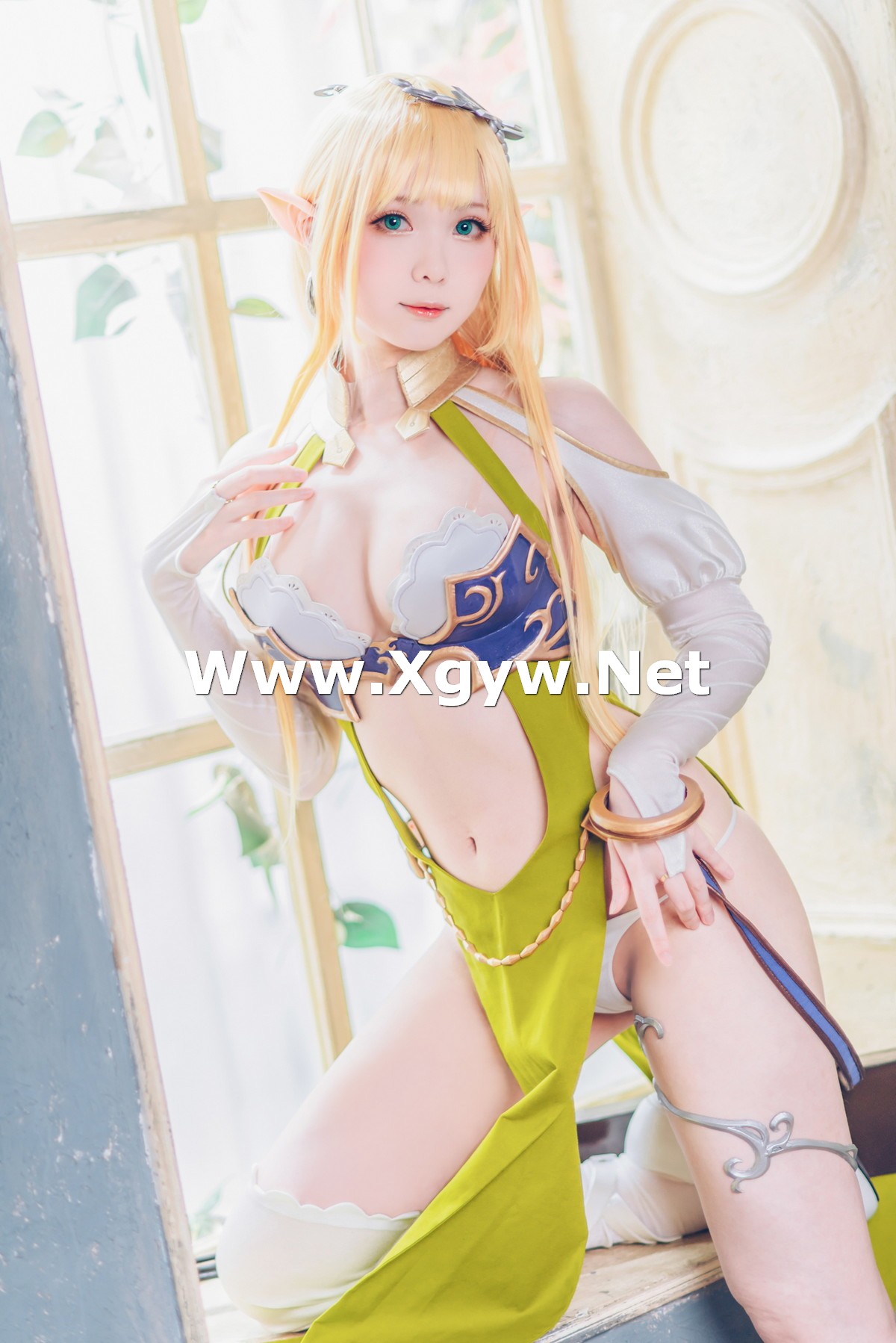 Xgyw.Net_微博妹纸霜月shimo-Elf Village主题性感精灵装扮情趣服饰秀惹火身材诱惑写真99P