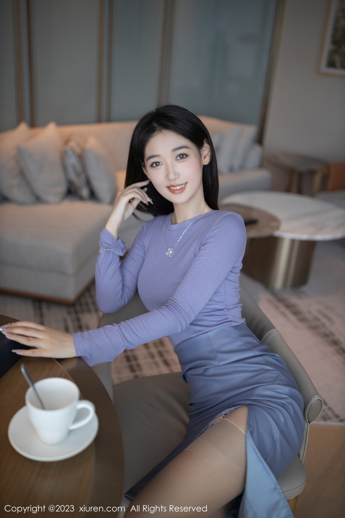 Xgyw.Net_XiuRen第6258期_模特唐安琪下午茶主题半脱露粉色蕾丝内衣秀曼妙身姿诱惑写真78P