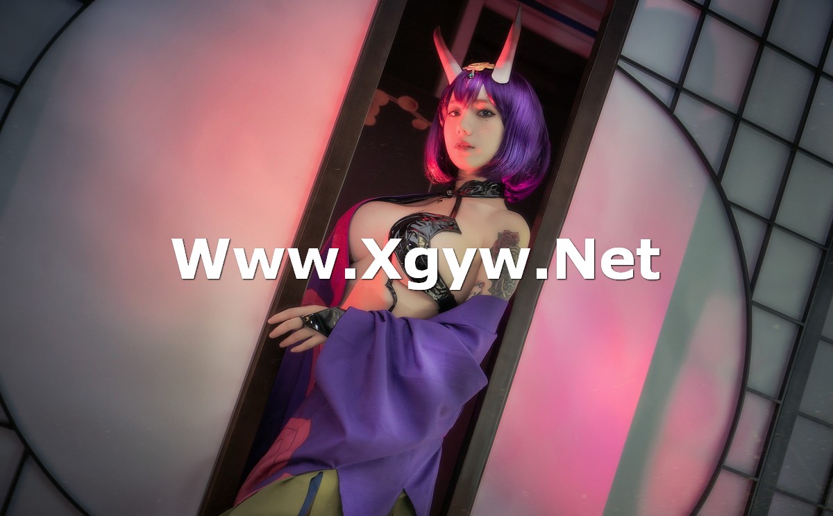 Xgyw.Net_网络红人洛丽塔大哥酒吞童子主题私房半脱露性感黑色情趣内衣迷人诱惑写真40P
