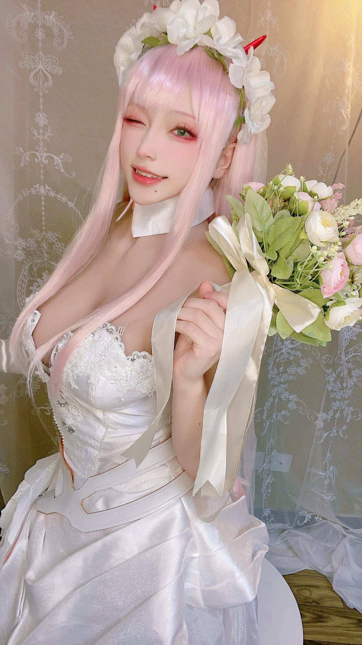 Xgyw.Net_Cosplay美女日奈娇孟菲斯主题性感深蓝色皮质连体内衣秀完美身材诱惑写真25P