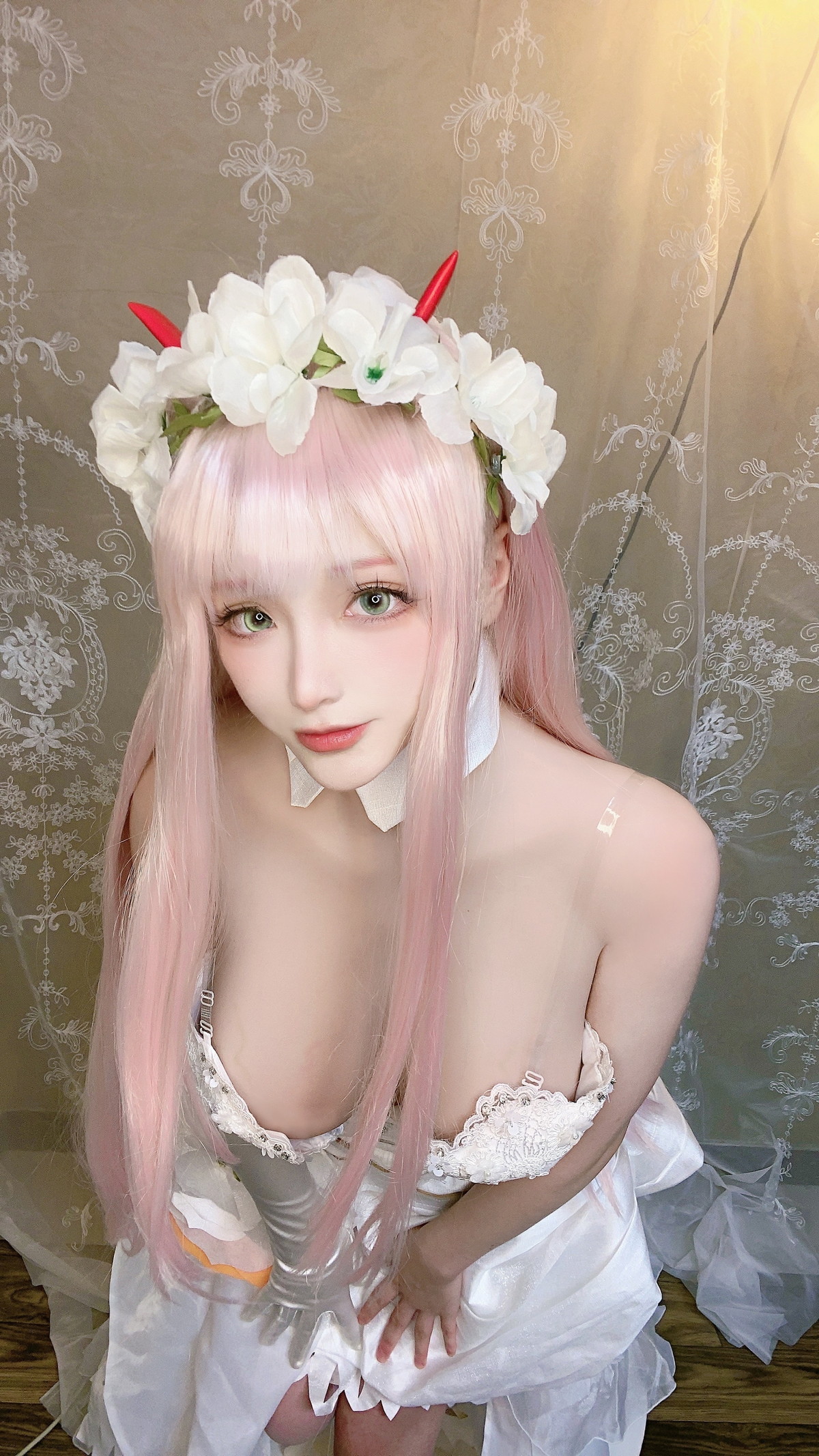 Xgyw.Net_Cosplay美女日奈娇孟菲斯主题性感深蓝色皮质连体内衣秀完美身材诱惑写真25P