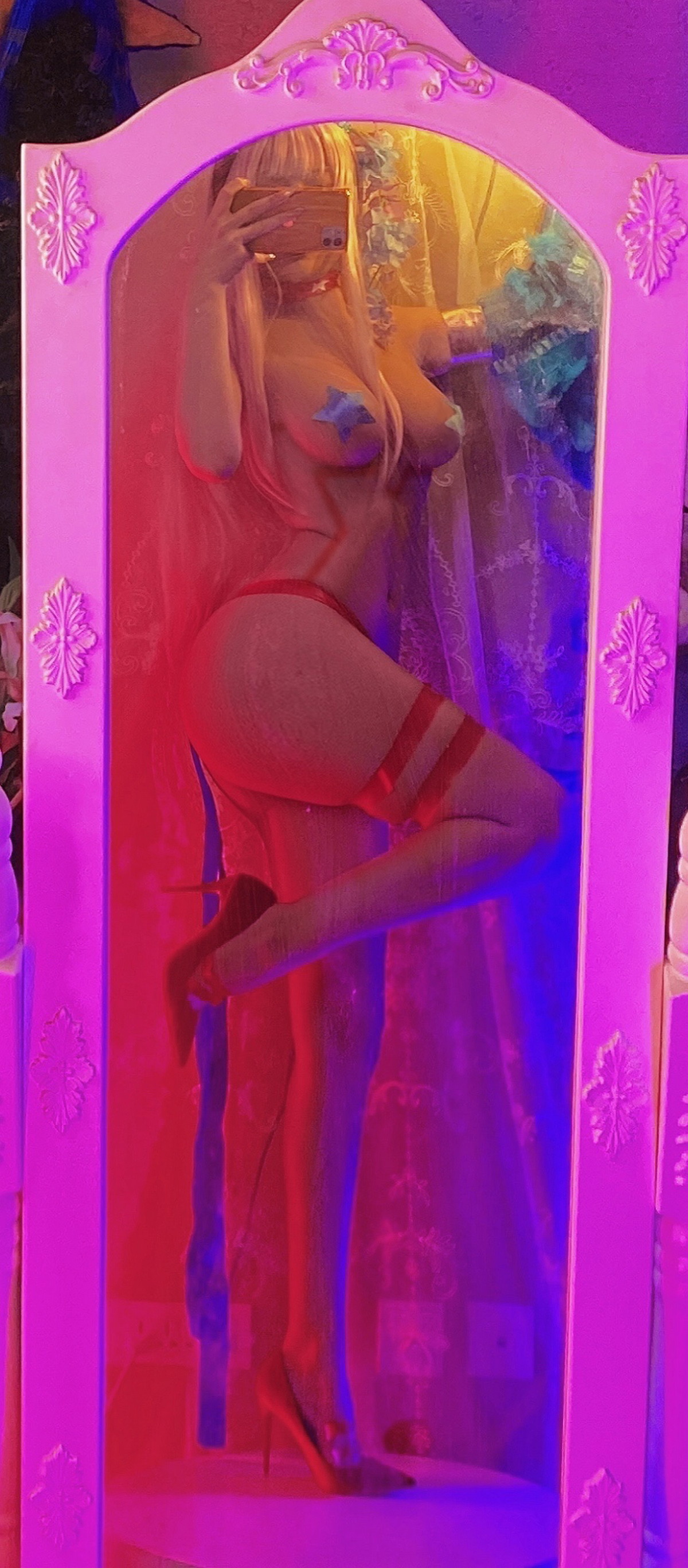 Xgyw.Net_Cosplay美女日奈娇孟菲斯主题性感深蓝色皮质连体内衣秀完美身材诱惑写真25P