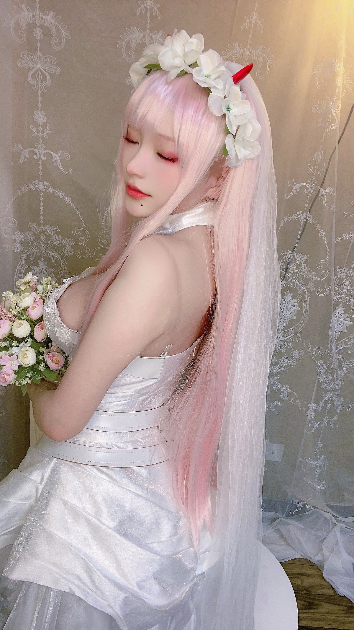 Xgyw.Net_Cosplay美女日奈娇孟菲斯主题性感深蓝色皮质连体内衣秀完美身材诱惑写真25P